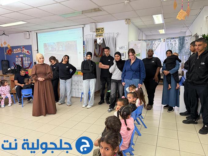 يومًا مميزًا للتطوع بمشاركة جميع الطلاب في مدرسة اورط التكنولوجية العربية الرملة